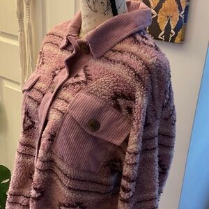 Hippie Rose Lavender Teddy Jacket